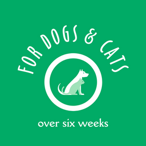 Description referencing the age of the dogs and cats that can use this product