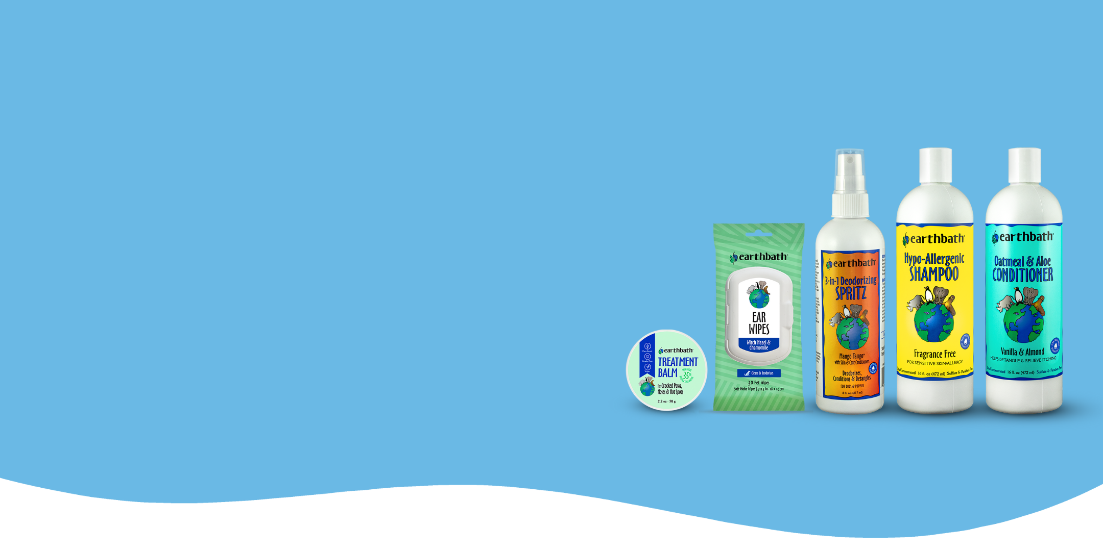 earthbath product line up