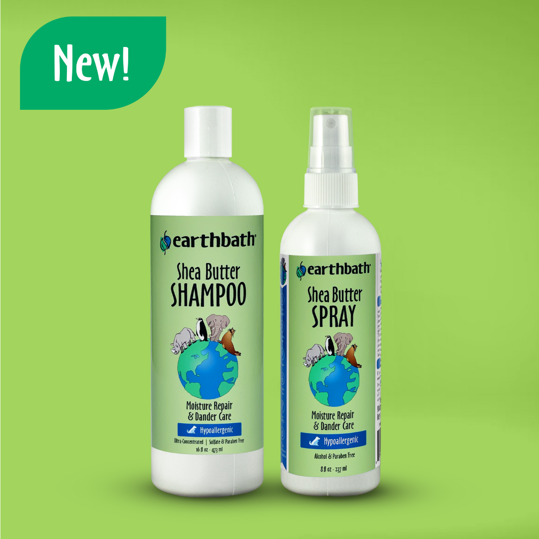 earthbath Introduces New Shea Butter Shampoo & Shea Butter Spray